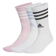 Skarpetki męskie - Skarpety za kostkę ADIDAS 3S C SPW CRW 3P JG5853 – Biały - miniaturka - grafika 1