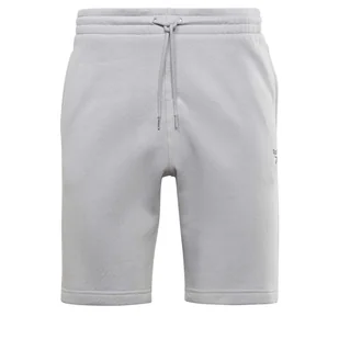 Męskie Spodenki REEBOK RI LEFT LEG LOGO SHORT HG4454 – Szary - Spodenki męskie - miniaturka - grafika 1