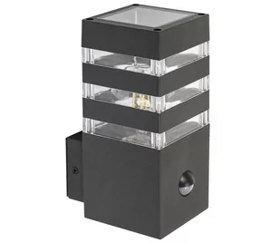 Rabalux 77025- Kinkiet zewnętrzny z czujnikiem ANKARA 1xE27/12W/230V IP44 - Lampy ogrodowe - miniaturka - grafika 1