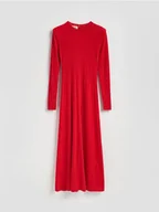 Sukienki - Reserved - Wełniana sukienka - czerwony - miniaturka - grafika 1