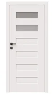 Drzwi wewnętrzne - Dre Drzwi Wewnętrzne Z Szybą Scala B2 Okleina Biała Mat - miniaturka - grafika 1