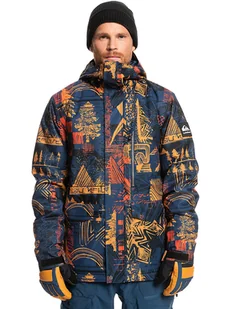 Quiksilver Kurtka narciarska ze wzorem - Kurtki narciarskie - miniaturka - grafika 1