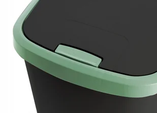 Kosz Na Śmieci COMPACTA Q DUO Jasny Zielony/Czarny 45l - Kosze na śmieci - miniaturka - grafika 5