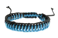 Bransoletki - Bransoletka Ze Sznurka Niebiesko Czarna - miniaturka - grafika 1