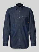 Koszule męskie - Koszula casualowa z listwą guzikową - miniaturka - grafika 1