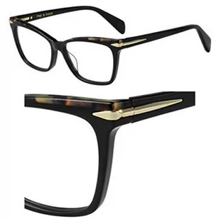 rag & bone Damskie okulary przeciwsłoneczne Rnb3021, czarny, 53 - Okulary korekcyjne, oprawki, szkła - miniaturka - grafika 1