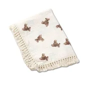 Koce i narzuty dla dzieci - Niemowlęcy Kocyk Muślinowy Duży Otulacz Organiczny Xxl 100X120Cm - miniaturka - grafika 1