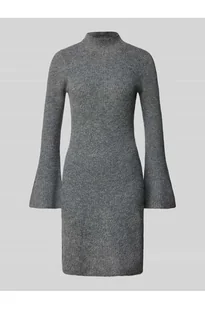 Sukienka mini z prążkowaną stójka - Noisy May - Sukienki - miniaturka - grafika 1