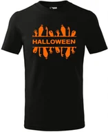Moda i Uroda OUTLET - Koszulka Dla Chłopca Na Halloween Cmentarz Strój Na Halloween 122 - miniaturka - grafika 1
