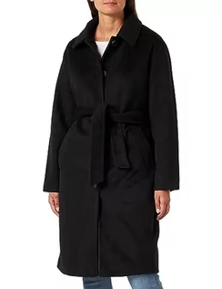 Płaszcze damskie - Bestseller A/S Damski płaszcz VMTRIBECA Long Duster Coat BOOS, czarny, S, Schwarz, S - grafika 1