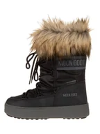 Botki damskie - Moon Boot Botki zimowe "LTrack Monaco" w kolorze czarnym - miniaturka - grafika 1