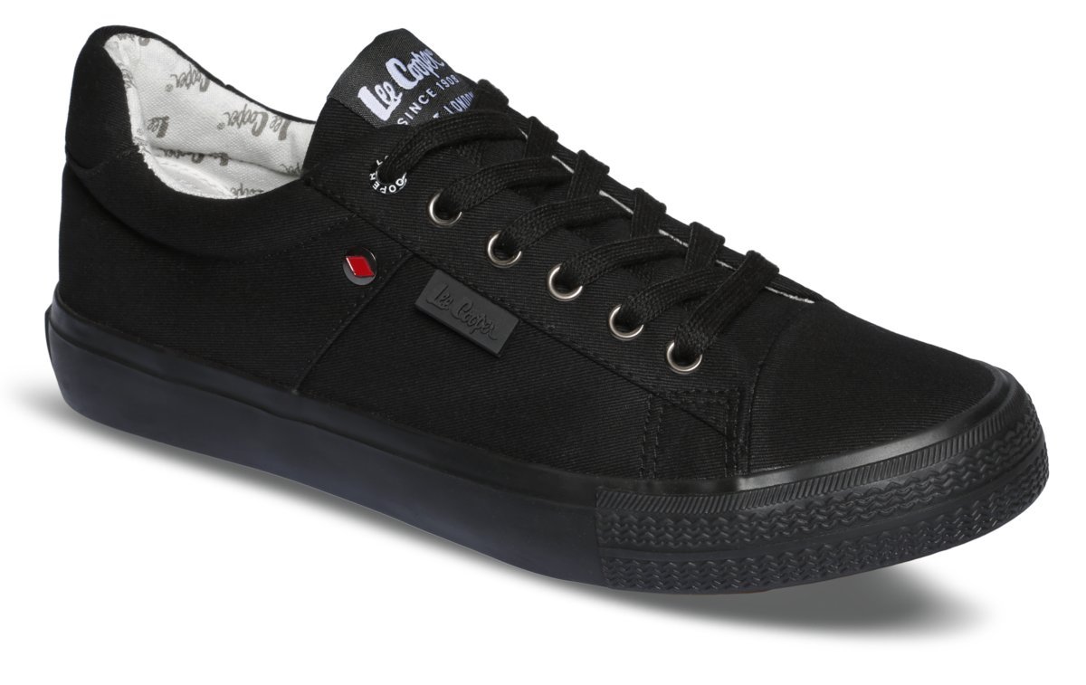 Lee Cooper, Trampki męskie, LCW-22-31-0897M, Czarne, Rozmiar 41