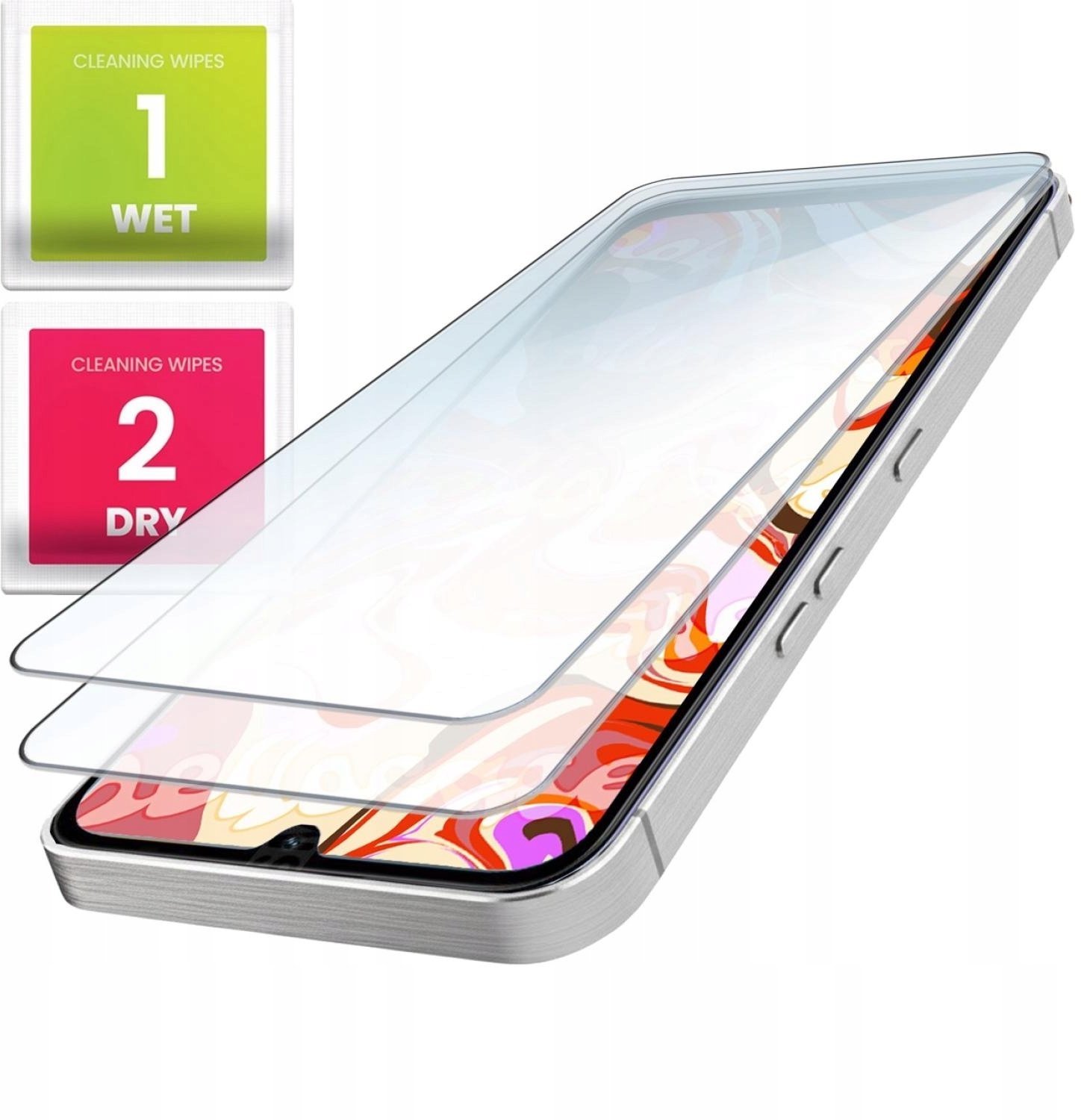 Hello Case 2-PAK Szkło Hartowane Do Xiaomi Poco C85 Płaskie, 2.5D, Szybka, 9H
