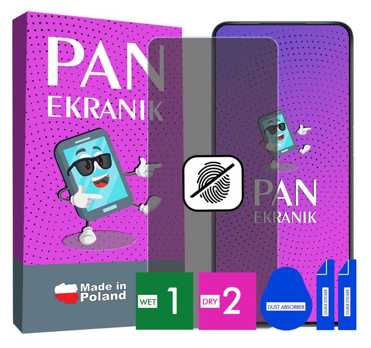 FOLIA 5D PRYWATYZUJĄCA MATOWA DO SAMSUNG GALAXY A12 CAŁY EKRAN ORYGINALNA