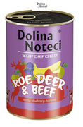 Dolina Noteci PREMIUM SUPERFOOD sarna i wołowina 400g 36303-uniw