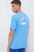 Koszulki męskie - Puma t-shirt bawełniany PUMA X RIPNDIP kolor niebieski z nadrukiem - miniaturka - grafika 1