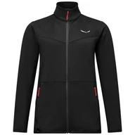 Bluzy sportowe damskie - Bluza damska Salewa Puez Cammino Pl Jkt W Rozmiar: L / Kolor: czarny - miniaturka - grafika 1