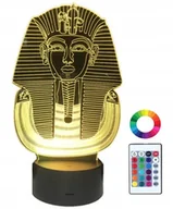 Lampy stojące - Lampka Nocna 3D Led Tutenchamon Egipt Grawer Imię - miniaturka - grafika 1