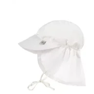 Czapeczki dla niemowląt - Lassig Czapka przeciwsłoneczna z daszkiem i osłoną karku UV80 Splash & Fun nature, rozm. 46/49 - miniaturka - grafika 1
