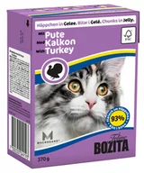 Mokra karma dla kotów - Bozita Cat Siekany Indyk W Galaretce 370g - miniaturka - grafika 1