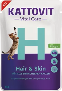 Kattovit Vital Care Hair & Skin 12x85g - Mokra karma dla kotów - miniaturka - grafika 2