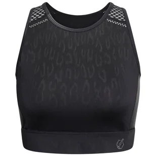 Damski top Dare 2b You're a Gem Crop Rozmiar: S / Kolor: czarny/szary - Koszulki sportowe damskie - miniaturka - grafika 1