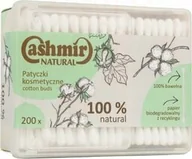 Waciki, płatki i patyczki kosmetyczne - Patyczki Kosmetyczne Cashmir Natural, 200szt - miniaturka - grafika 1