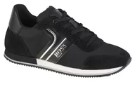Buty dla chłopców - Boss, Chłopięce sneakersy Trainers J29282-09B, czarne, rozmiar 34 - miniaturka - grafika 1