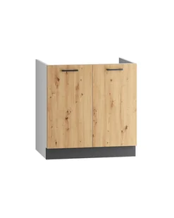 Szafka Dolna Alto Pod Zlewozmywak 80X82 Laminat Dąb Artisan - Szafki kuchenne - miniaturka - grafika 1