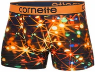 Majtki męskie - Bokserki męskie Cornette 187/45 Fairy Lights czarny - miniaturka - grafika 1