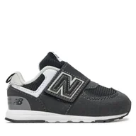 Buty dla chłopców - Sneakersy New Balance NW574BK Czarny - miniaturka - grafika 1
