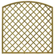 Kratki i pergole - STELMET Kratka diagonalna w ramie z łukiem wypukłym 180 x 180 R30 x 45 O120 L8 x 28 - miniaturka - grafika 1