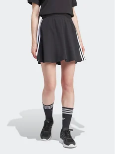 adidas Spódnica trapezowa 3-Stripes IU2526 Czarny Loose Fit - Spódnice - miniaturka - grafika 1