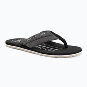 Klapki i japonki męskie - Japonki męskieTommy Hilfiger Chambray Beach Sandal black - miniaturka - grafika 1