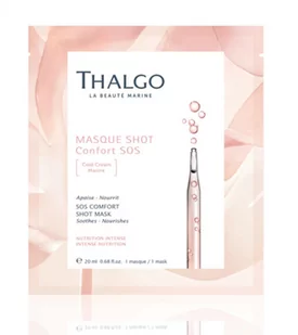 Thalgo Masque Shot SOS Comfort Shot Mask, Łagodząca maska SOS w płacie - Maseczki do twarzy - miniaturka - grafika 1
