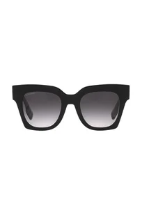 Burberry okulary przeciwsłoneczne damskie kolor czarny - Okulary przeciwsłoneczne - miniaturka - grafika 1