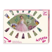 Kolorowanki, wyklejanki - Zestaw artystyczny Inspiracje Baletnica Djeco - miniaturka - grafika 1