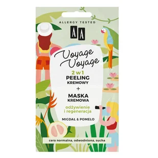 OCEANIC AA VOYAGE Peeling + maska 2x5ml Migdał & Pomelo - Kremy oczyszczające - miniaturka - grafika 2