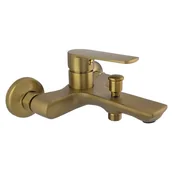 Baterie wannowe i prysznicowe - Liveno Bateria wannowa Kappa złota - miniaturka - grafika 1