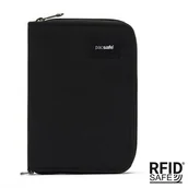 Portfele - Portfel męski duży RFID Pacsafe - czarny - miniaturka - grafika 1