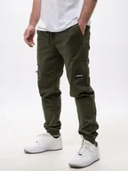 Spodnie męskie - SPODNIE BOJÓWKI Materiałowe JOGGER Męskie KHAKI CARGO Jigga 6 KIESZENI XL - miniaturka - grafika 1