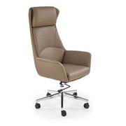 Fotele i krzesła biurowe - EDERSON fotel gabinetowy cappuccino - miniaturka - grafika 1