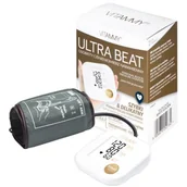 Ciśnieniomierze i akcesoria - VITAMMY ULTRA BEAT White Golden Ciśnieniomierz naramienny 22-42 cm z podświetleniem i etui - miniaturka - grafika 1