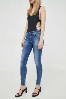 Spodnie damskie - Diesel jeansy damskie kolor granatowy - grafika 1