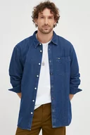 Koszule męskie - Wrangler Denim Shirt Męska Koszula Jeansowa W5B9Lw023-S - miniaturka - grafika 1