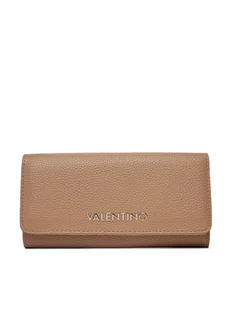 Valentino Duży Portfel Damski Brixton VPS7LX113 Beżowy - Portfele - miniaturka - grafika 1
