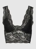 Koszulki i topy damskie - Top na ramiączkach z koronki szydełkowej model ‘LINA’ - miniaturka - grafika 1