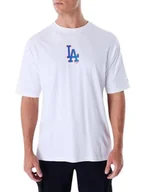 Koszulki męskie - MLB World Series Oversized T-shirt oversize Los Angeles Dodgers Whitete Navy - miniaturka - grafika 1