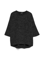 Bluzki damskie - Vero Moda Bluzka w kolorze antracytowo-czarnym - miniaturka - grafika 1
