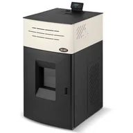 Piece i kotły grzewcze - Blist Piec kominek kocioł CO na pellet z płaszczem wodnym SAHARA 21 BLIST cappucino - miniaturka - grafika 1